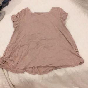 American eagle soft pink shirt